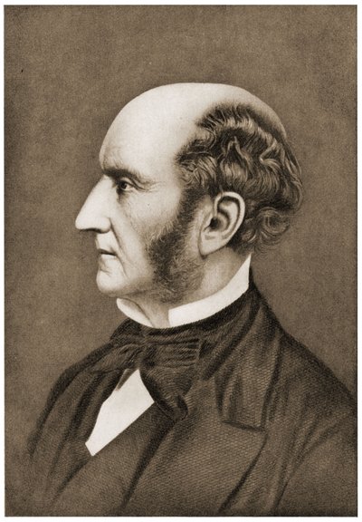 Portrait of John Stuart Mill, 1911 by Unbekannt Unbekannt